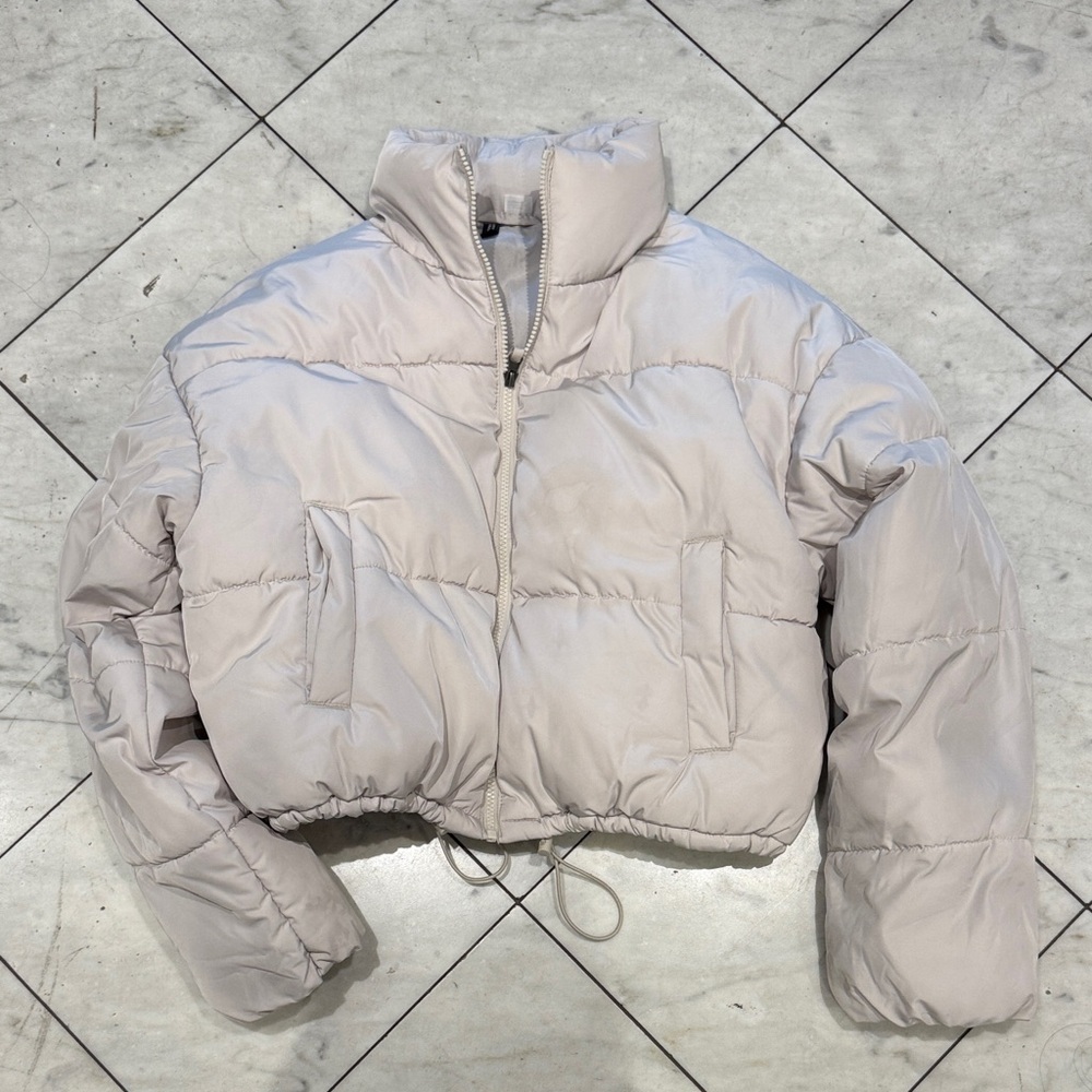 Divided Light Beige Puffer Jacket - image 1